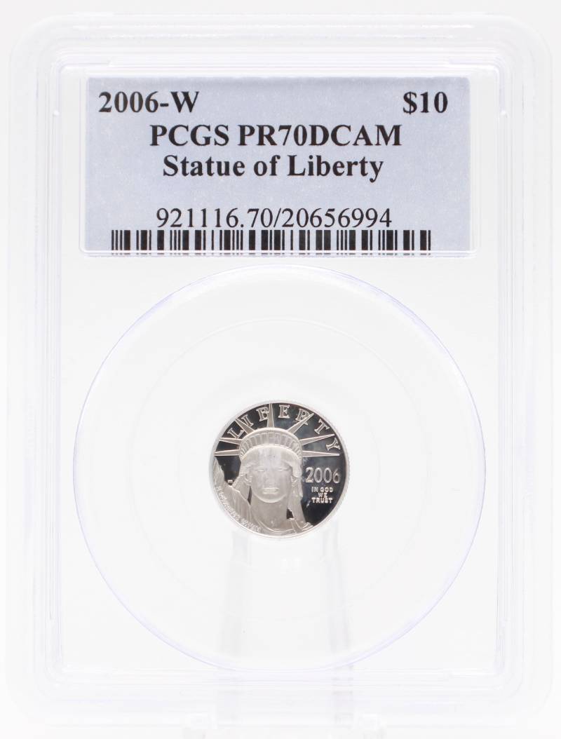 2006-W PCGS PF70 $10 Platinum American Eagle
